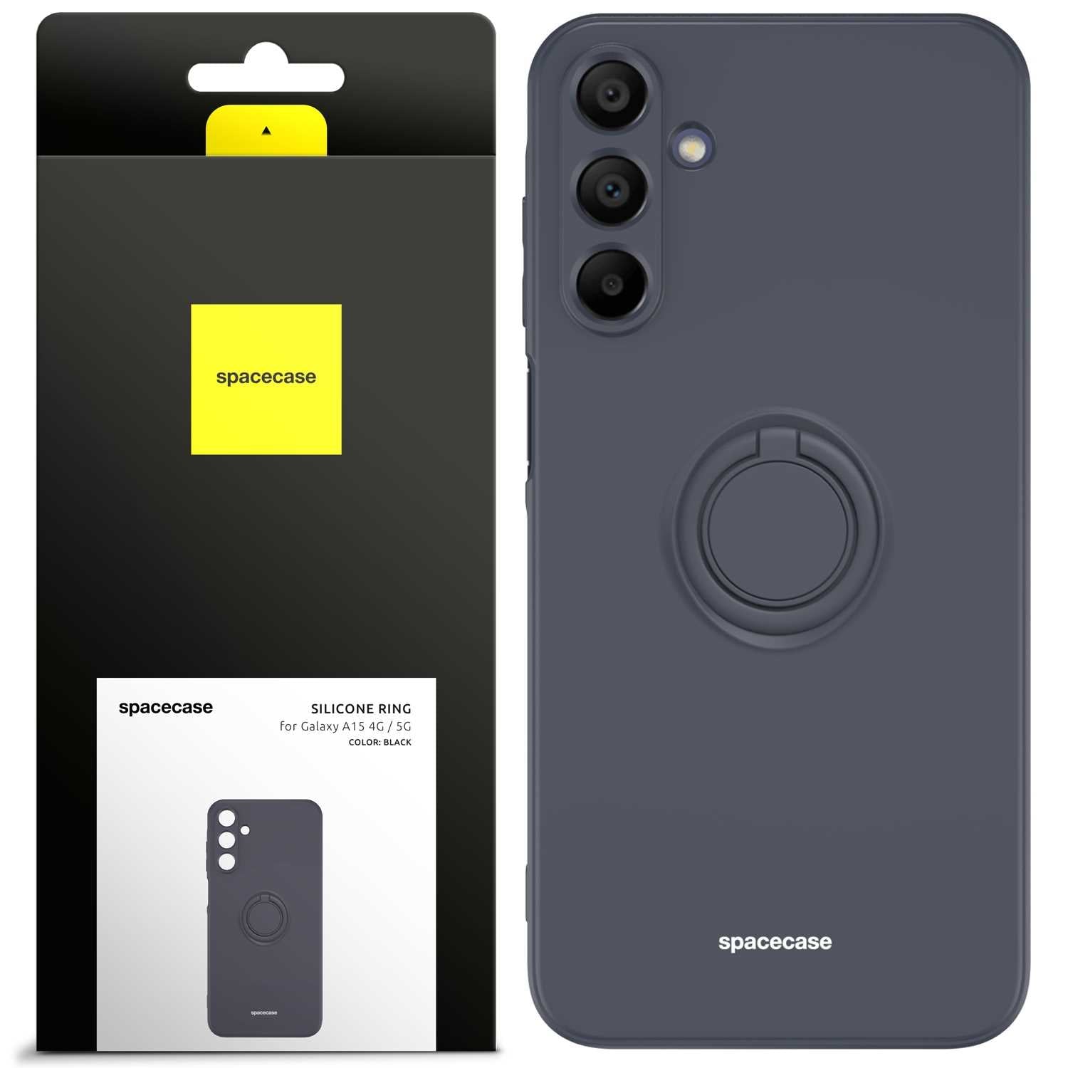 Spacecase Silicone Ring Galaxy A15 4G / 5G black