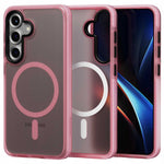 Spacecase Hybrid Fusion Mag Galaxy S25 pink