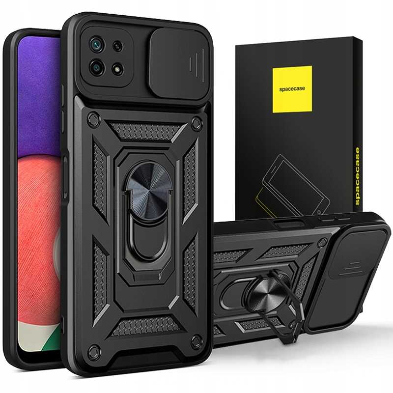 Spacecase Camring Galaxy A22 5G black