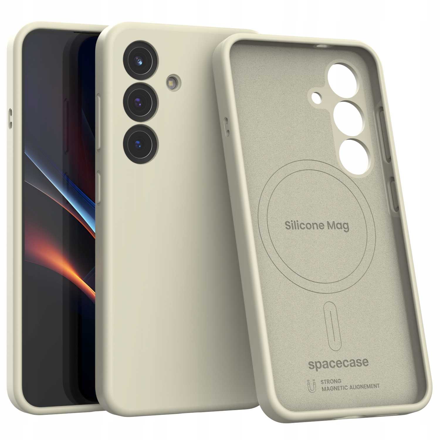 Spacecase Silicone Mag Galaxy S25 beige