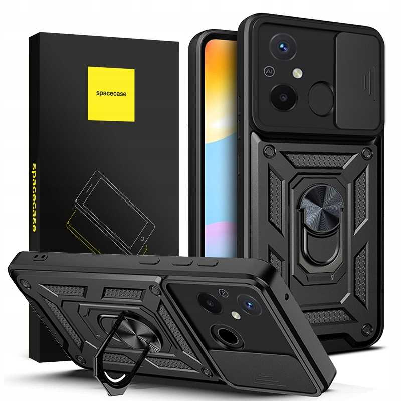 Spacecase Camring Redmi 12C black
