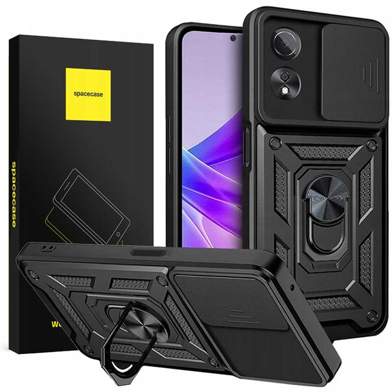 Spacecase Camring Oppo A58 4G black