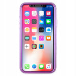 Spacecase Marble 360 iPhone X/Xs fioletowy