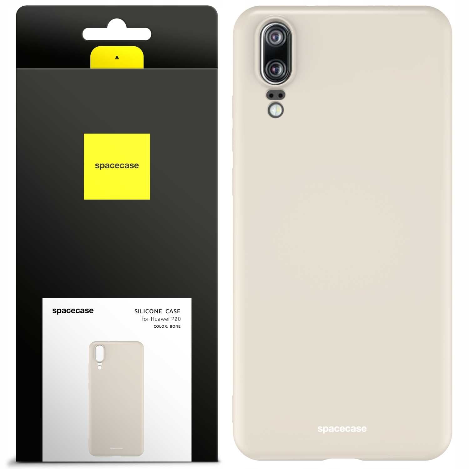 Spacecase Silicone Case Huawei P20 bone