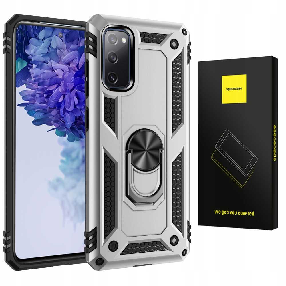 Spacecase Ring NX Galaxy S20 fe srebrny