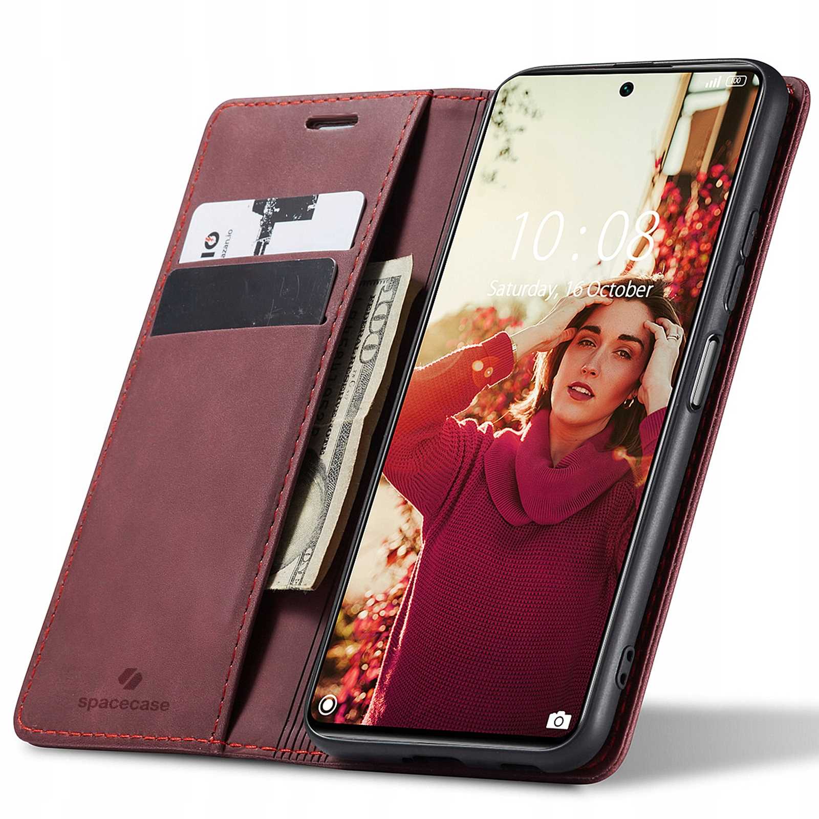 Spacecase Wallet Galaxy Note 10 Lite red