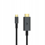 Spacecase DisplayLink USB-C HDMI Cable 4K 60Hz 1.8M gray