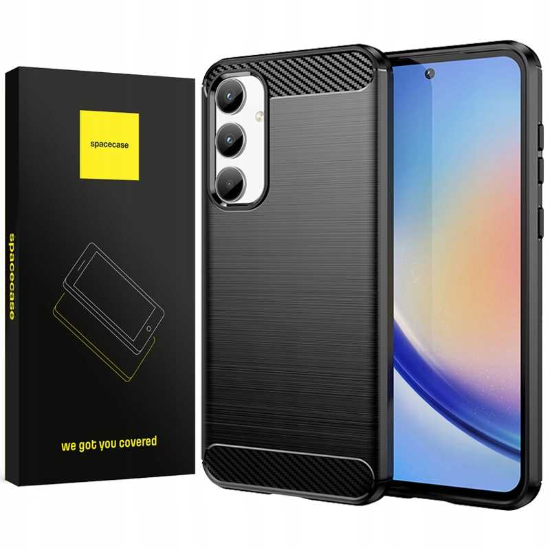 Spacecase Carbon Galaxy A35 5G black