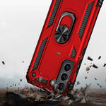 Spacecase Ring NX Galaxy S22 czerwony