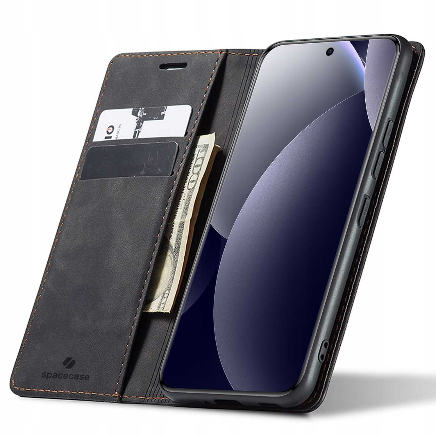 Spacecase Wallet POCO M8 Pro 5G//RM Note 15 Pro+ 5G black