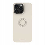 Spacecase Silicone Ring iPhone 15 Pro Max bone