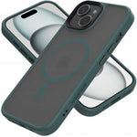 Spacecase Hybrid Mag iPhone 15 dark green