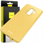 Spacecase Silicone Case Galaxy S9+ yellow