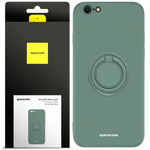 Spacecase Silicone Ring iPhone 7/8/SE dark green