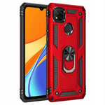 Spacecase Ring NX Redmi 9C/10A czerwony