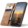 Spacecase Wallet Galaxy A21s light brown