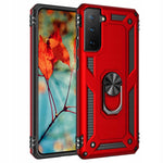 Spacecase Ring NX Galaxy S21 FE czerwony