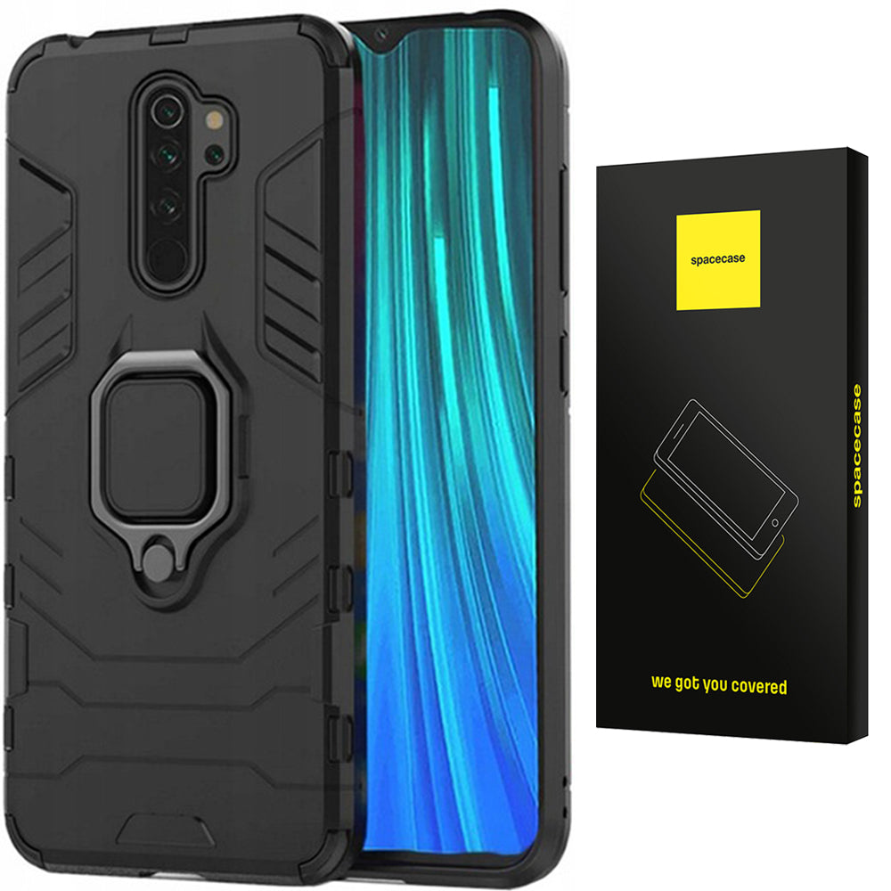 Spacecase X-Ring Redmi Note 8 Pro czarny