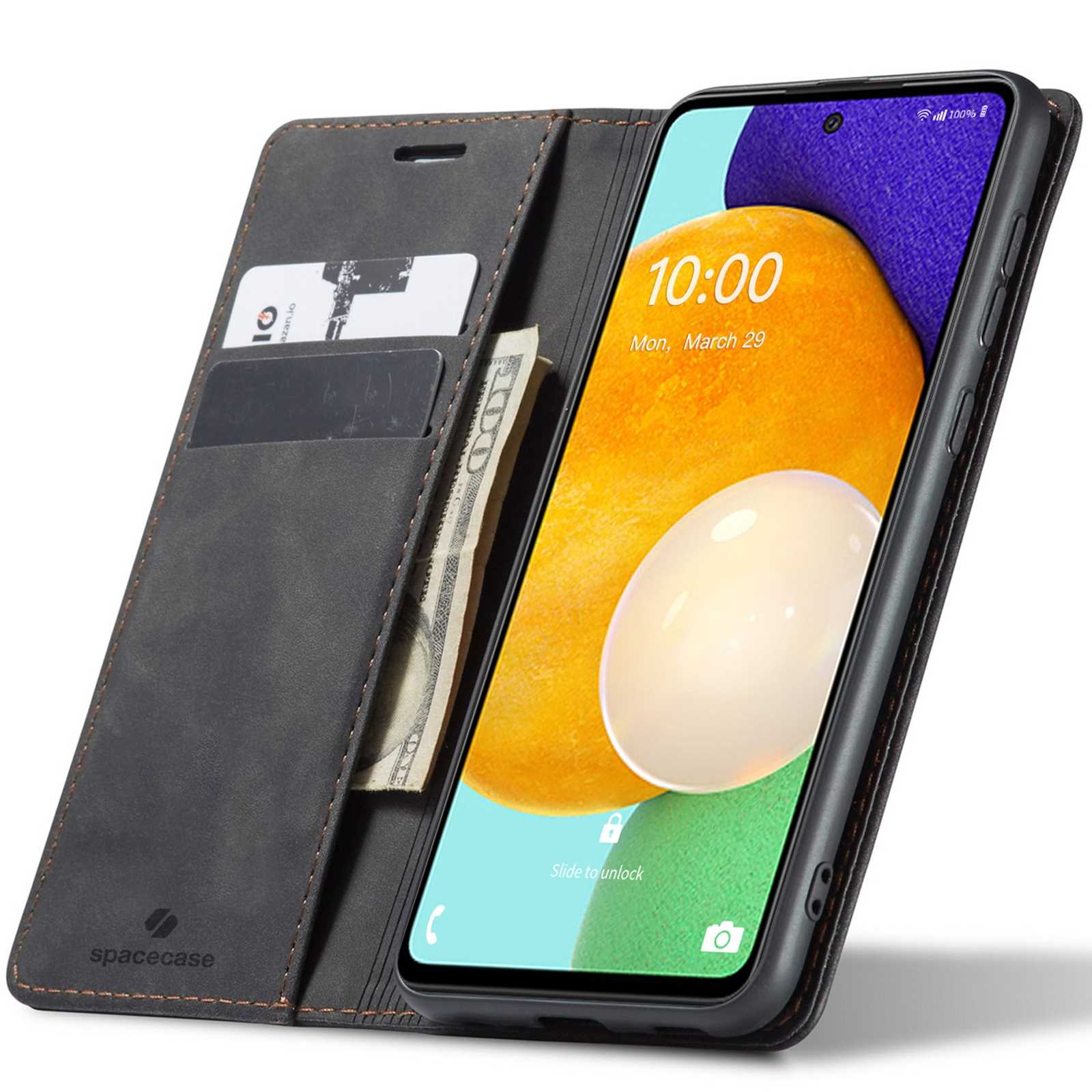 Spacecase Wallet Galaxy M55 5G black