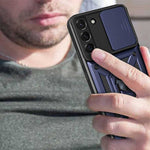 Spacecase Camring Galaxy S22 blue