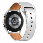 Spacecase Classy Leather Strap 22MM white