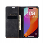 Spacecase Wallet iPhone 15 Pro black