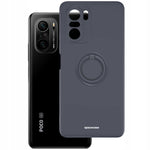 Spacecase Silicone Ring Poco F3 / Mi 11i black
