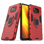 Spacecase X-Ring Poco X3 NFC/Pro czerwony