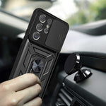 Spacecase Camring Galaxy S21 Ultra black