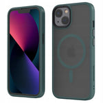 Spacecase Hybrid Mag iPhone 13 dark green