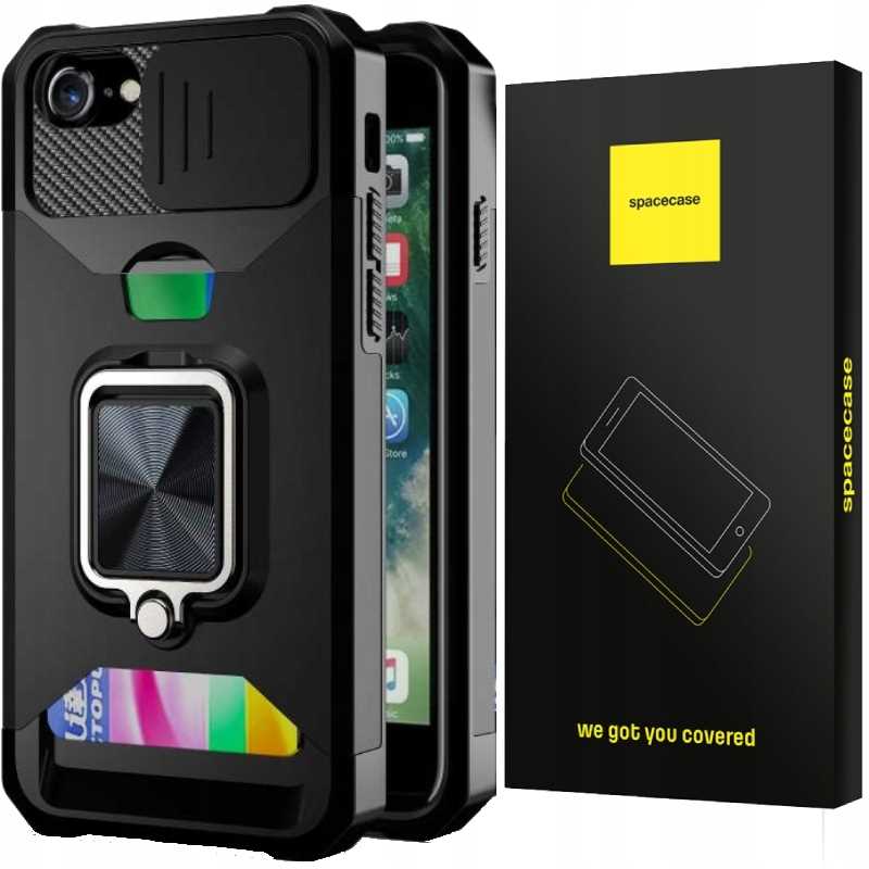 Spacecase Task iPhone 6/6s/7/8/SE czarny