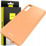 Spacecase Silicone Case Galaxy A70 orange