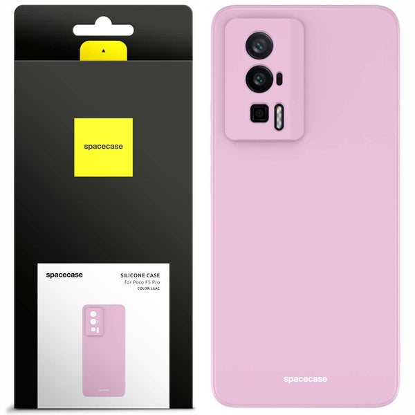 Spacecase Silicone Case Poco F5 Pro lilac