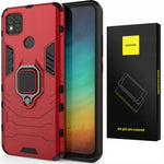 Spacecase X-Ring Redmi 9C/10A czerwony
