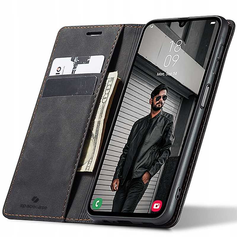 Spacecase Wallet Galaxy A15 4G / 5G black