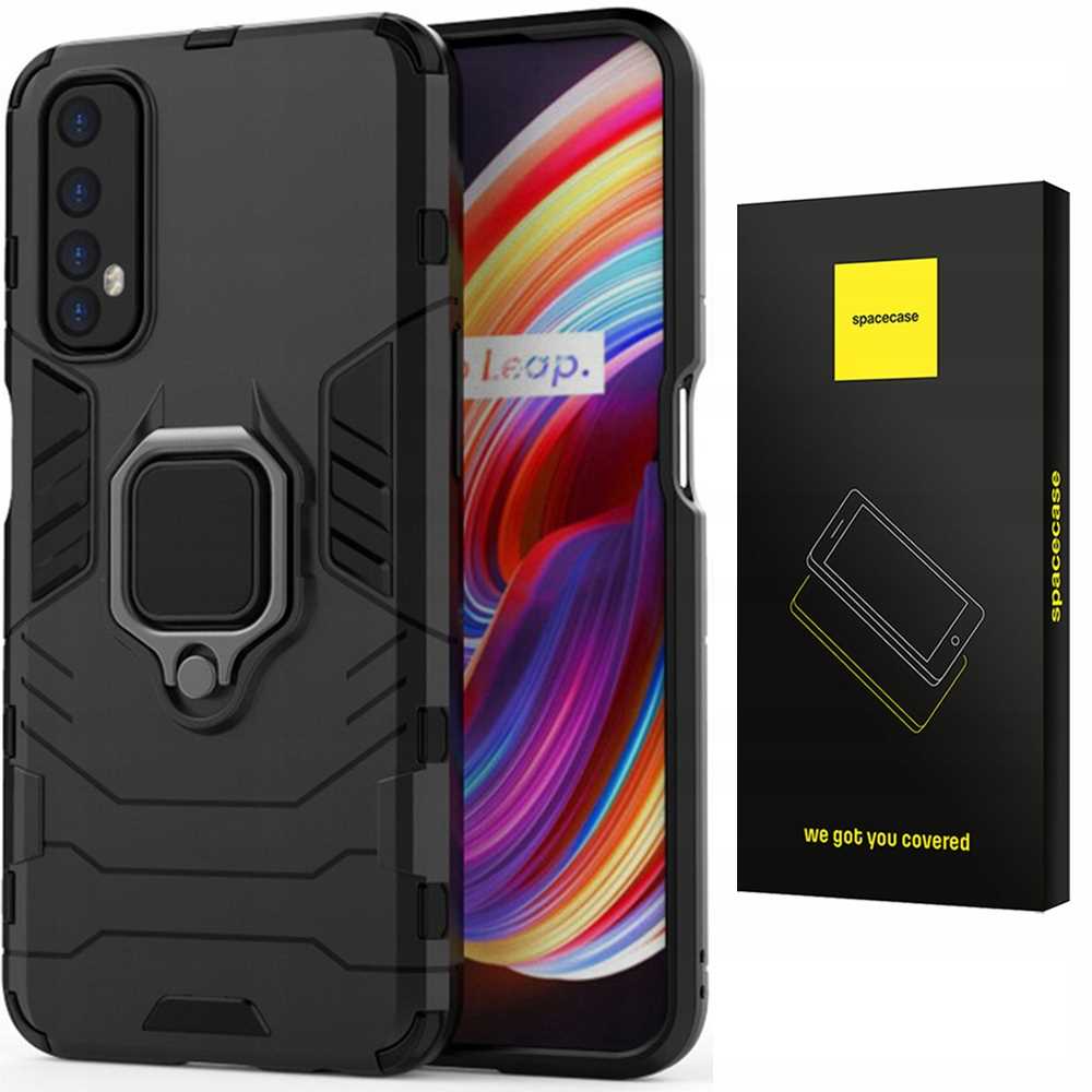 Spacecase X-Ring Realme 7 czarny