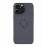 Spacecase Silicone Ring iPhone 15 Pro Max black