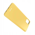 Spacecase Silicone Case Galaxy A71 yellow