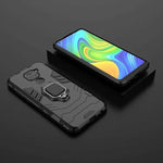 Spacecase X-Ring Redmi Note 9 czarny