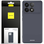 Spacecase Silicone Case Poco F6 Pro 5G black