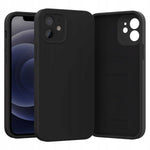 Spacecase Silicone Mag iPhone 12 black