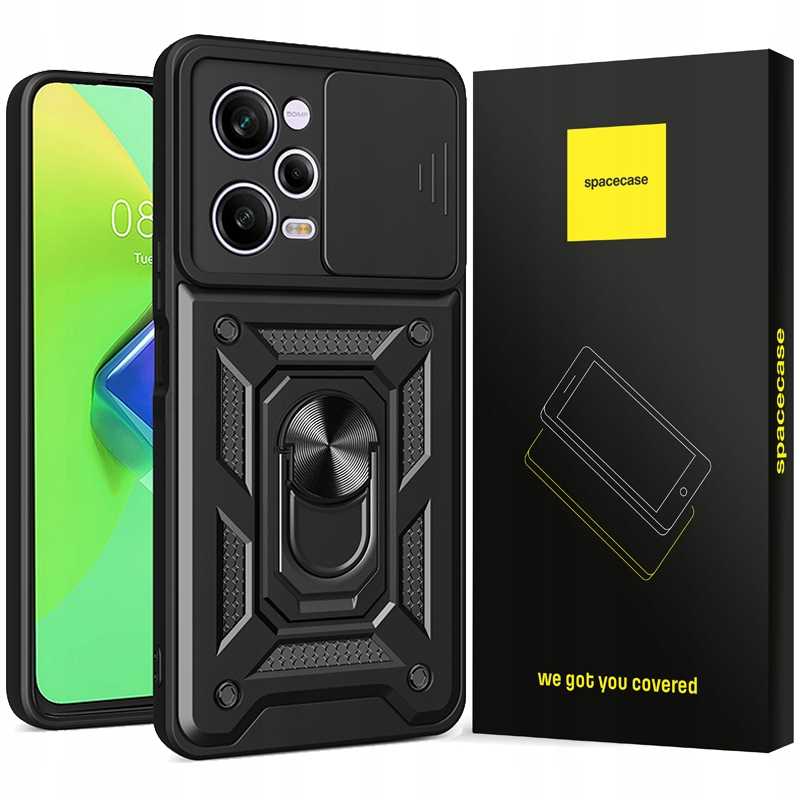 Spacecase Camring Redmi Note 12 Pro+ 5G black