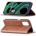 ZAPS Origami Realme 8/8 Pro brązowy