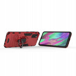 Spacecase X-Ring Galaxy S20 FE czerwony