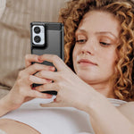 Spacecase Carbon Motorola G85 5G black