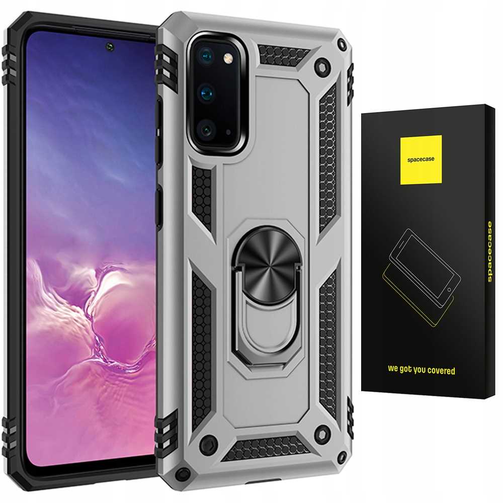 Spacecase Ring NX Galaxy S20 srebrny