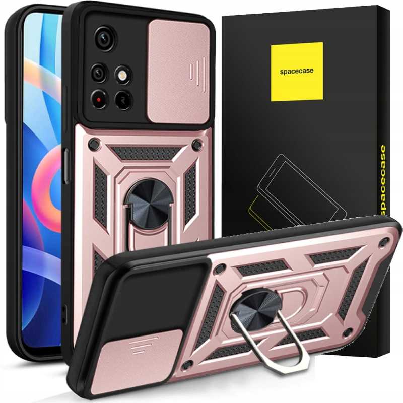 Spacecase Camring Poco X4 Pro 5G pink