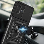 Spacecase Camring Motorola Moto G54 black