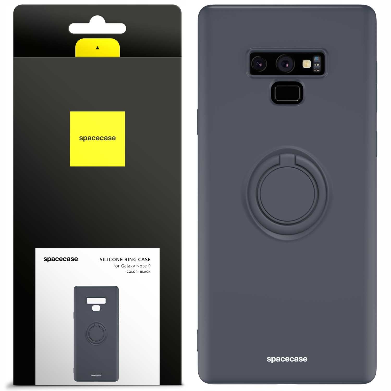 Spacecase Silicone Ring Galaxy Note 9 black