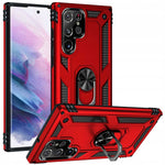 Spacecase Ring NX Galaxy S22 Ultra czerwony